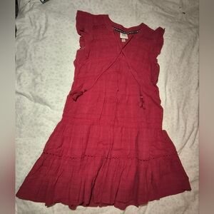 Knox Rose Red Kids Casual Dress